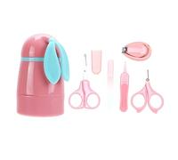 Abaodam Kit Coupe- Pour Bébé 5 Pièces Pour Nouveau-nés Outils De Soins Des Sûrs Et Faciles Ciseaux Pour Manucure Bébé