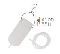 Abaodam Kit D’extraction de Carburant 1l pour Moto avec Tuyau D’huile Flexible, Raccord de Durite et Collier de Serrage - Pompe Manuelle Portable pour Entretien et Transfert Rapide