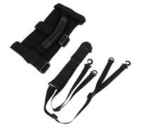 Abaodam Kit de 2 Sangles de Transport Réglables en PP et PVC pour Trottinette Électrique, Coussinet Ergonomique Large, Boucle à Dégagement Rapide, Noir - Bandoulière et Poignée