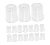 Abaodam Kit de 20 Atomiseurs de Parfum Rechargeables Blancs en Plastique, Design Portable Décantation Précise, pour Voyage et Maquillage