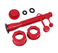 Abaodam Kit de Becs Verseurs pour Bidon de Gaz Rouge - Accessoire pour Remplissage Bidons Essence - Embouts Compatibles Réchaud, Légers et Pratiques, Remplacement Rapide et Fiable