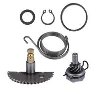 Abaodam Kit de Démarrage Arbre en Acier 48cc pour Scooter 80cc 139qmb - Assemblage D'engrenages Pignon Fou, Levier de Démarrage Pied, Pièces Détachées Résistantes pour Moteurs 4 Temps