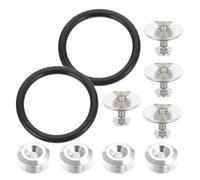 Abaodam Kit de Démontage Rapide pour Pare-Chocs de Véhicule, Jeu de Fixations Boucles et Rondelles, Attache à Dégagement Rapide pour Coffre et Hayon