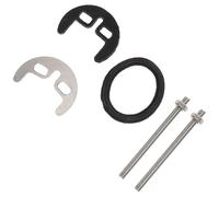 Abaodam Kit de Fixation Écrou de Robinet en Cuivre et Caoutchouc pour Robinet Cuisine, Rondelle Plate et Biseautée, Accessoires Solide pour Remplacement Facile