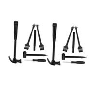 Abaodam Kit de Fouilles Archéologiques Jouet Marteau pour Bébé, Grand Ensemble 12 Pièces, Outils Complets pour Garçon et Filles, Découverte Éducative D'œufs de Dinosaures, Jeu