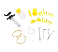 Abaodam Kit de Purge D'huile de Frein Vélo ABS pour Systèmes Minéraux | Anti-huile, Embouts M5 et Entonnoir, Flexible pour Atelier et Réparation Mobile