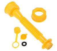 Abaodam Kit de Remplacement de Buse à Huile Flexible avec Double Couvercle et Joint D’étanchéité, Compatible Réservoirs Plastiques, Ravitaillement Machines de Jardinage et Quads