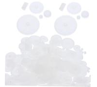 Abaodam Kit de Rouages en Plastique pour Projets DIY Accessoires de Loisirs Créatifs de Remplacement pour Jouets et Robots Couleurs et Styles Aléatoires et Compatible Couleur Aléatoire