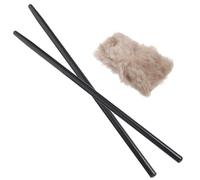 Abaodam Kit de Tige de Friction Éducatif pour Élèves, Format Compact Peau au Toucher, Équipement Pédagogique D’électricité Statique pour Cours de Physique, Utilisation Couleur Aléatoire