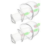 Abaodam Kit de Ventouses de U et C pour Articulations - 6 Pièces - Ensemble de Ventouses Courbes sous Vide pour Massage Chinois Relaxation Musculaire et Acupuncture - Utilisation Maison