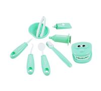 Abaodam Kit Dentiste Garçon Fille Vert Simulation Dentiste sans Danger Coffret Imitation Médicale Éducatif pour Jeu de Rôle Garçon Fille