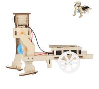 Abaodam Kit D'expérimentation Scientifique Pédagogique en Bois pour Garçon et Filles - Robot à Assembler 3D Chariot - Jeu Éducatif DIY Stimulant L'imagination Développement Intellectuel