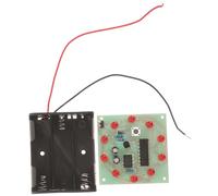 Abaodam Kit DIY Lampe Roulette Chanceuse LED Jeu Scientifique Éducatif pour Expériences Électroniques Matériel de Science pour Garçon Fille et Laboratoire Scolaire sans Pile