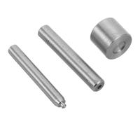 Abaodam Kit D'outil de Pose D'œillets en Acier Argenté 10mm pour Réparation de Bottes et Projets DIY Perforatrice Manuelle et Solide