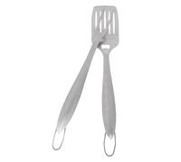 Abaodam Kit d'Ustensiles de Barbecue INOX 2 Pièces Pelle et Fourchette Résistants à la Chaleur Outils de Barbecue d'Extérieur pour Grillades Jardin et Camping