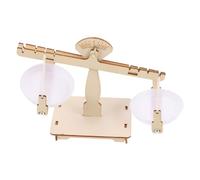Abaodam Kit Éducatif Balance Bois DIY pour Garçon Fille Dexpérience Scientifique Outil Pédagogique pour Apprentissage de Léquilibre et Poids Matériel Complet pour Activités Manuelles