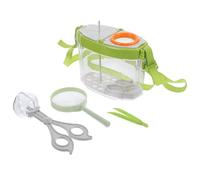 Abaodam Kit Observation Insectes Garçon Fille Boîte Transparente avec Loupe Pince et Accessoires pour Jeu Scientifique Plein Air Collecte et Observation Naturelle