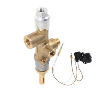 Abaodam Kit Thermocouple et Dispositif Anti-Inclinaison pour Chauffage Extérieur, Composant Sécurité en Laiton et Plastique, Accessoire Réparation pour Parasol Chauffant Terrasse, Arrêt