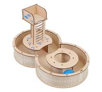 Abaodam Labyrinthe en Bois Naturel pour Hamster et Petits Animaux Tunnel Compact Finition Polie de Motricité pour Cage Stimulation Physique et Prévention de L’Obésité Couleur Aléatoire