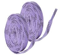Abaodam Lacets de Hockey Lacets de Chaussures de Sport Lacets de Patins à roulettes Polyester Violet 1 Paire Haute résistance pour Sneakers et Sports de Glace