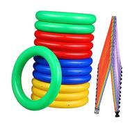 Abaodam Laisse De Poignet Pour Tout-petit Et Cordes De Marche Pour Garçon Et Filles Sécurisées, Colorées 12 Pièces, Corde De Traction Préscolaire Avec Poignée Ronde, Pour Garderie Et Maternelle