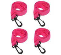 Abaodam Laisse de Sécurité pour Garçon et Filles Poignet à Poignet 4pcs en Nylon et Pp, Corde Anti-perte Rose pour Garçon et Filles Marchant Corde Lors des Sorties et Traversées