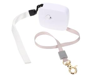 Abaodam Laisse Rétractable avec Corde de 2 Mètres pour Petits Chiens Matériau Plastique et Nylon, Frein Main, Équipée d'une Dragonne pour Promenade sans Mains Couleur Couleur Aléatoire