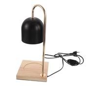 Abaodam Lampe à Cire sans Flamme Décor De Fête des Mères Bougies Parfumées pour La Maison Bougies Parfumées sans Flamme Lampe Chauffe-Cire Lampe D'aromathérapie Lampe Esthétique Bois Black