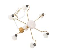 Abaodam Lampe de Plafond Miniature Décorative pour Maison de Poupée Modèle Suspendu Réaliste Accessoire Décor Micro Paysage Lampe Suspendue Petite pour Salon et Chambre