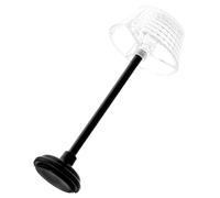 Abaodam Lampe de Table Miniature en Plastique à LED pour Maison de Poupée, Lampadaire Décoratif à Grille Carrée, Éclairage DIY pour Diorama et Scène Miniature, Accessoire Décoratif