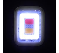 Abaodam Lampe Torche à Clip Noire LED Grand Angle pour Course Nocturne, Lumière de Sécurité Légère en Abs, Éclairage Réglable pour Jogging, Marche et Vélo en Extérieur, Accessoire