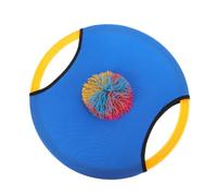 Abaodam Lancer et Attraper Balle Rebondissante pour Garçon et Filles, Kit 1 Batte 1 Balle Bleu, Jeu Interactif D’extérieur pour Coordination Œil-Main, Motricité Fine, Activité Sportive