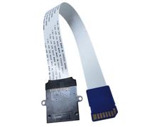 Abaodam Lecteur de Cartes Mémoire Flexible 25cm, Rallonge Ffc ABS | Extension de Carte Mémoire, Routage Souple du Câble, pour Imprimante 3d et Cartes Mono