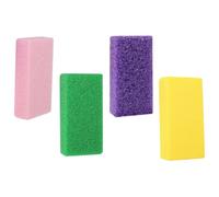 Abaodam Lime à Peau Morte du Pied en Pu 4pcs, Outil Pratique et Facile à Nettoyer pour Soins des Pieds, Exfoliation et Élimination des Callosités à Pédicure Couleur Couleur Aléatoire