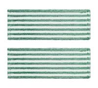 Abaodam Lingettes de Rechange Lavables en Microfibre Coussinets Absorbants Réutilisables Lot de 2 pour Nettoyage Humide et Sec pour Balai-serpillière Compatibles Sols Carrelage et Bois