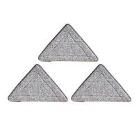Abaodam Lingettes de Rechange Super Absorbantes 3 Pièces pour Balai Triangle en Fibre Lavables pour Sols Stratifiés et Bois Scellés