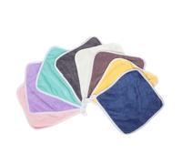 Abaodam Lingettes Nettoyantes Visage en Polaire Corail Douce, 8 Pièces, Lavables la Main, Serviettes Carrées pour Bébé, Nettoyage Visage Plusieurs styles