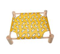 Abaodam Lit de Camp pour Animaux de Compagnie Amovible et Lavable Lit pour Chat et Chien Matériaux Premium Confortable et Durable pour Stérilisés et Animaux de Petite