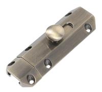 Abaodam Loquet à Verrou Coulissant Serrure de Porte Intérieure Sécurisée en Alliage D'aluminium, Surface Lisse et Résistant la Rouille pour Portes et Toilettes