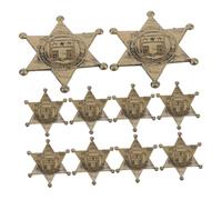Abaodam Lot De 10 Badges Wild West Pour Costume De Rodéo Épingles De Cowboy Western Accessoires Photo Pour Anniversaire De Femme Accessoires De Cowboy Pour Garçons Accessoires De