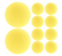Abaodam Lot de 10 Balles Balles de Golf D'entraînement en Mousse Eva Jaune Souples Anti-Bruit pour Intérieur et Jardin pour Apprentissage et Swing Sécurisé