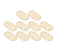 Abaodam Lot de 10 Coussinets Protecteurs pour Chevalet de Violon en Peau de Mouton, Tapis Antidérapant et Résistant la Transpiration, Accessoire pour Instruments à Cordes, Studio