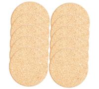 Abaodam Lot de 10 dessous de verre en liège pour pot de fleurs - Légers et antidérapants - Pour une utilisation en intérieur - Polyvalents - Durables et faciles à utiliser