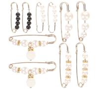 Abaodam Lot De 10 Épingles De Sûreté Pour Vêtements Femmes En Métal, Broches D'ajustement Taille, Accessoire Polyvalent Pour Jupe Et Pantalon, Usage Quotidien Et Cérémonie, Taille Petite