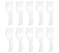 Abaodam Lot de 10 Étuis pour Tête de Brosse à Dents Électrique en Plastique Léger, Protection la Pollution, Adapté pour Maison et Voyage