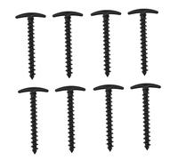 Abaodam Lot de 10 Piquets de Tente en Plastique 14,5 Cm Résistants et Légers, Piquets de Camping Antivents pour Fixation au Sol, Accessoires Pratiques pour Bivouac et Abris Extérieur