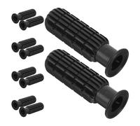 Abaodam Lot de 10 Poignées de Foot Remplaçables en Plastique Solide, 8 Mm de Diamètre, Compatibles Tables de Foot 0,7 M, Accessoires Robustes pour Réparation et Amélioration de Jeux