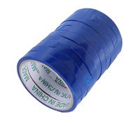 Abaodam Lot de 10 Rouleaux de Ruban Adhésif D'emballage Bopp Bleu 1,2 Cm X 30 M pour Machine de Scellage en Supermarché, Application Multifonctionnelle Facile à Couper
