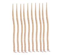 Abaodam Lot de 10 serpents réalistes en bois pour Halloween, décorations de fête, sûres et effrayantes pour s'amuser en famille et offrir