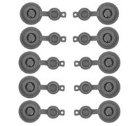 Abaodam Lot de 10 Valves Gonflables en TPU Étanches pour Matelas Pneumatique et Oreiller de Voyage, Bouchons de Valve Anti-Fuite Réutilisables, Accessoires Compacts pour Camping